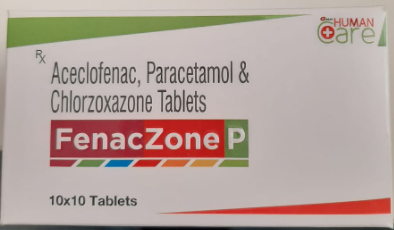 Fenaczone P Aceclofenac Paracetamol Chlorzoxazone Tablets