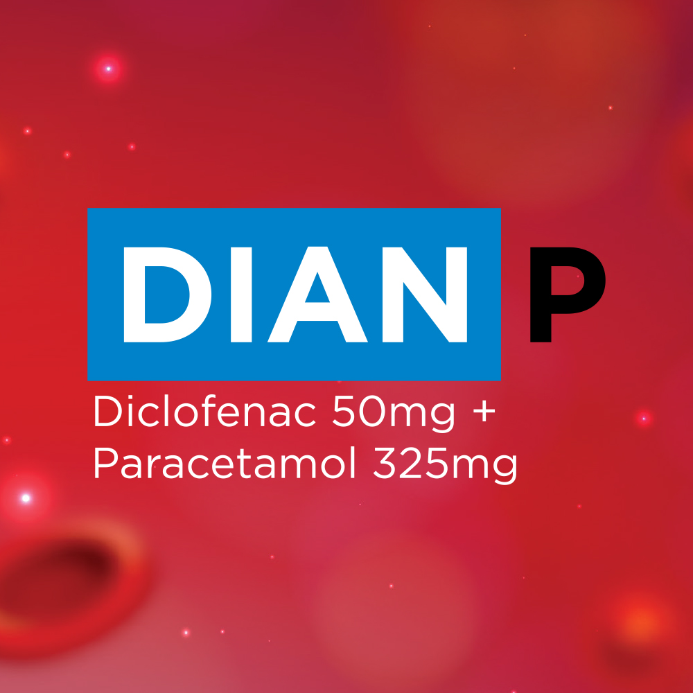 Dian P Diclofenac Potassium Paracetamol Tablets